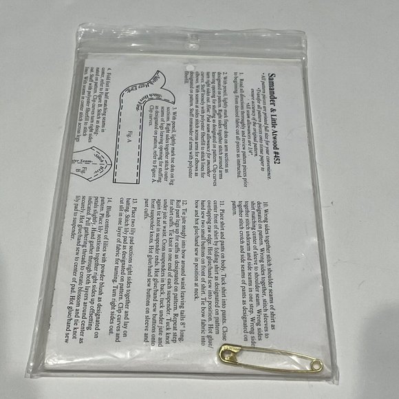 Four Holiday Animal Angel Cloth Doll Patterns Uncut Frog Squirrel Halloween Cat - Picture 12 of 16